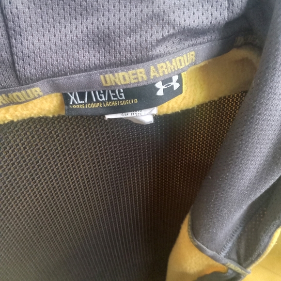 Under Armor - XL Yellow Hoodie - Picture 2 of 2